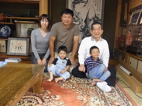 大悟法先生邸　オーダーカーテン写真１