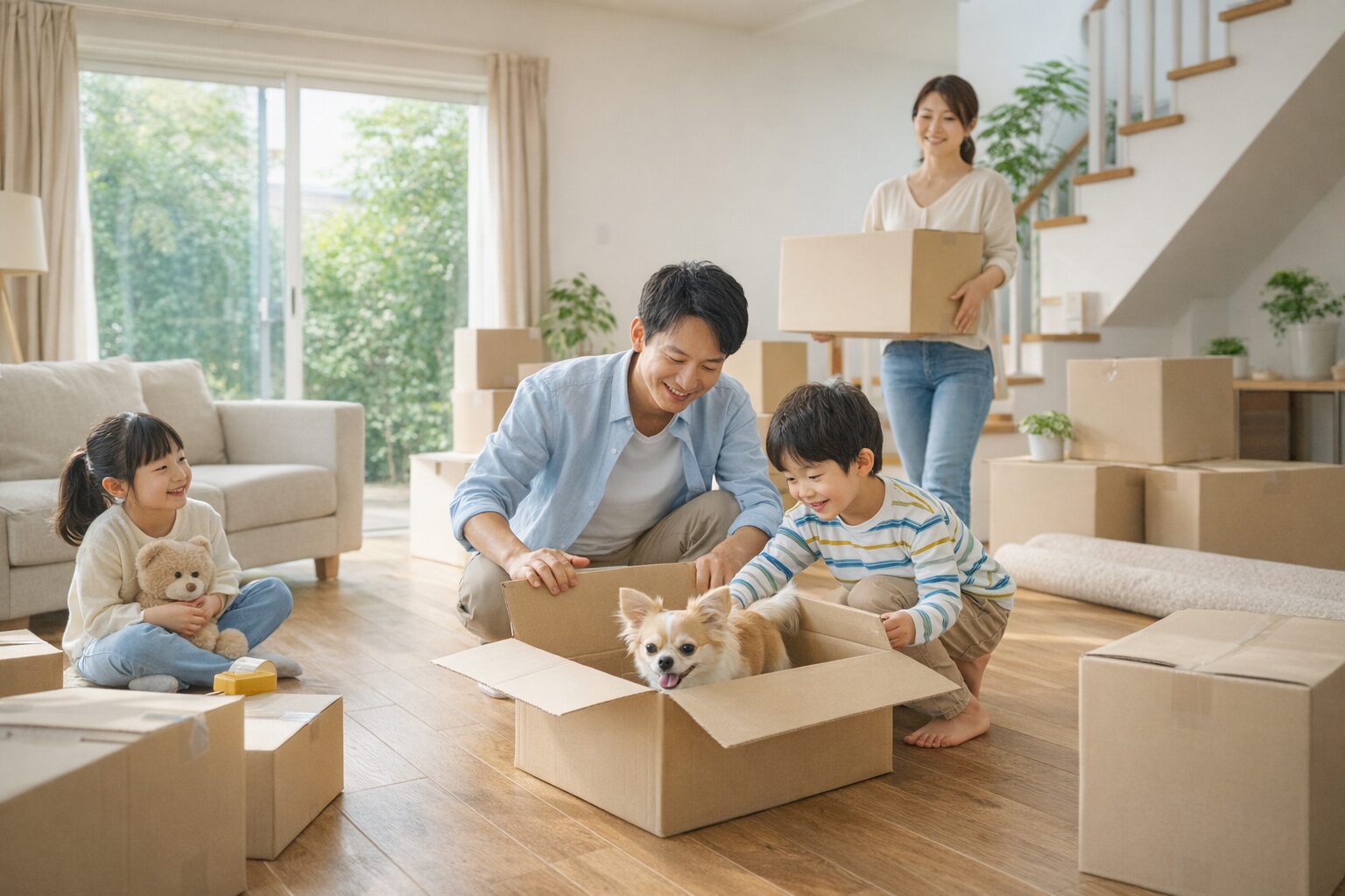 戸建て住宅のフロアコーティング事例